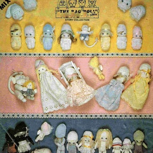 Sewing Pattern - Sock Dolls to Sew. All sizes. Cloth Dolls.  Babies, Girls and Boys - Doll Making Dollhouse