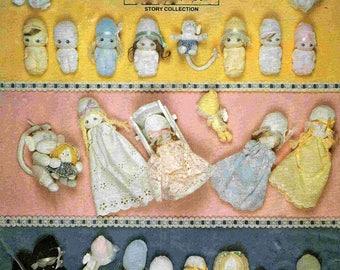 Sewing Pattern - Sock Dolls to Sew. All sizes. Cloth Dolls.  Babies, Girls and Boys - Doll Making Dollhouse