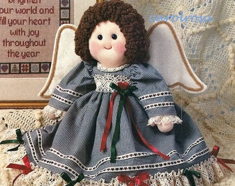 Sewing PATTERN - Soft Sculpture Stuffed Cloth doll/Angeland Clothing - PDF download