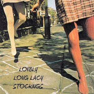 Knitting Pattern - Lace and Rib Stockings - 2 Designs - Thigh Length socks -  Instant download PDF BEST PRICE