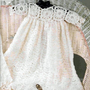 pineapple crochet christening gown pattern