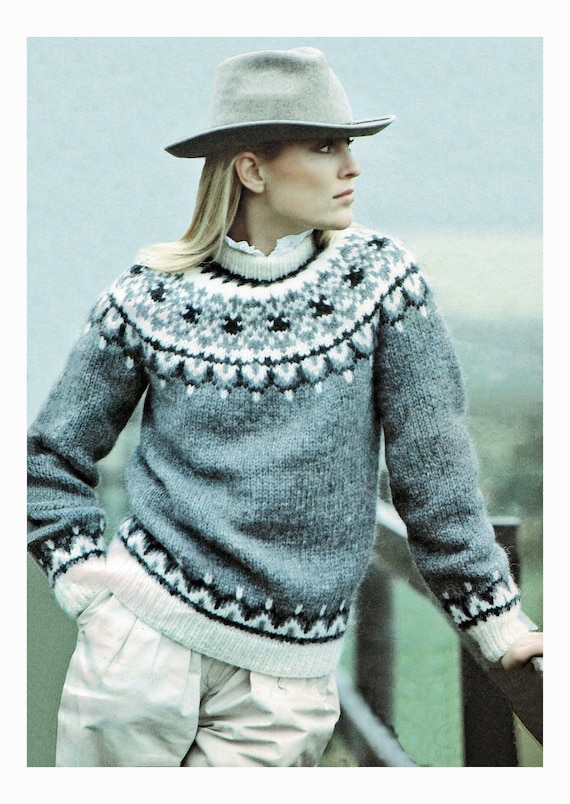 Knitting PATTERN Nordic Fair Isle 
