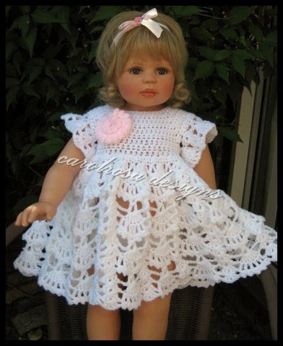 Baby Crochet Pattern Crochet Summer DRESS to Fit 3 to 6 Months Baby Designer Elegant Heirloom Quality DRESS Pattern ONLY Etsy Canada
