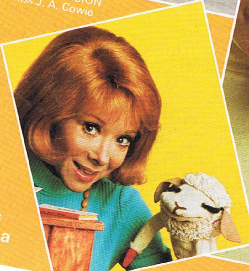 Lamb Chop Glove Puppet Knitting and Crochet Pattern Shari Etsy UK