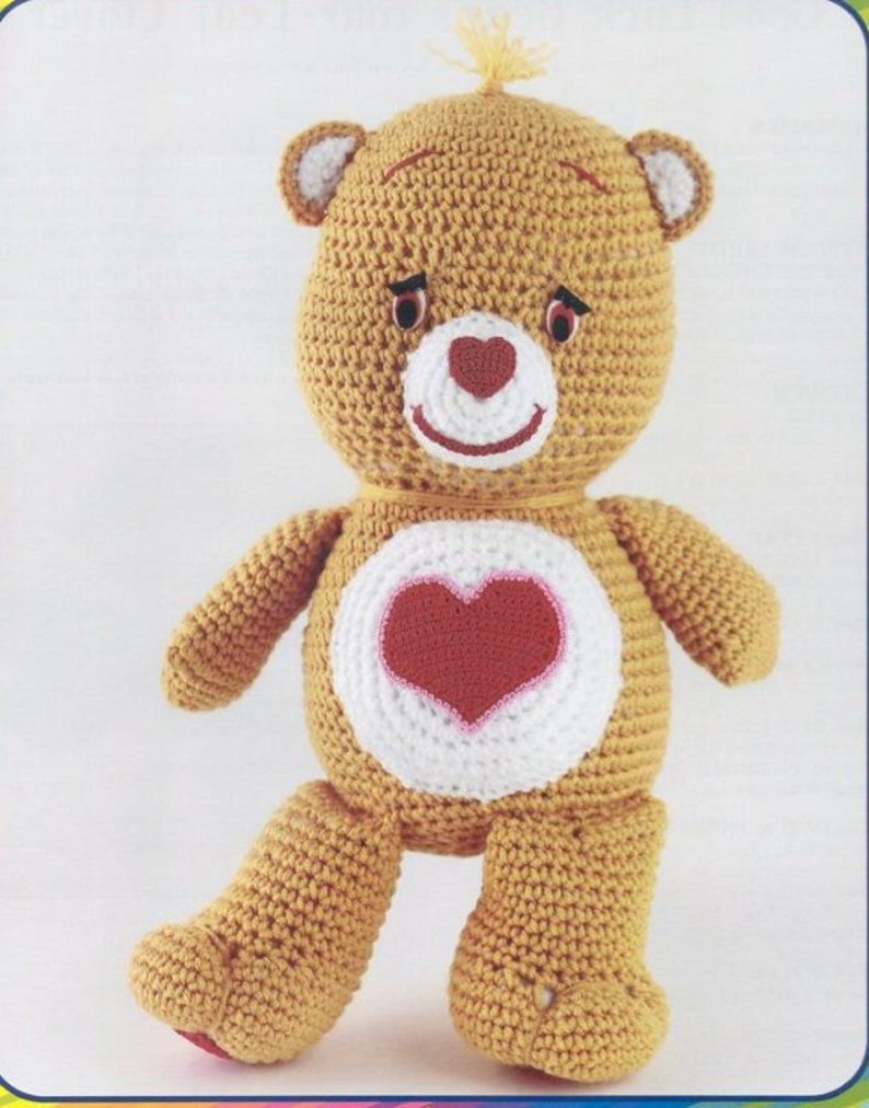 Crochet Pattern Care Bears Patterns for all 10 Bears 14 inches tall English only PDF Digital Download BEST PRICE image 5