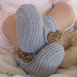 Baby Crochet PATTERN Wrap Around My Heart Booties/UGG Boots Baby Booties Pattern PDF