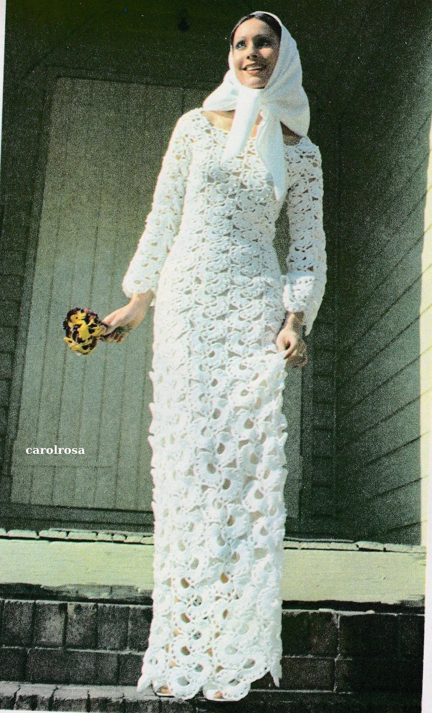 Crochet Pattern PDF Wedding Dress/Bridal Gown Immediate Etsy