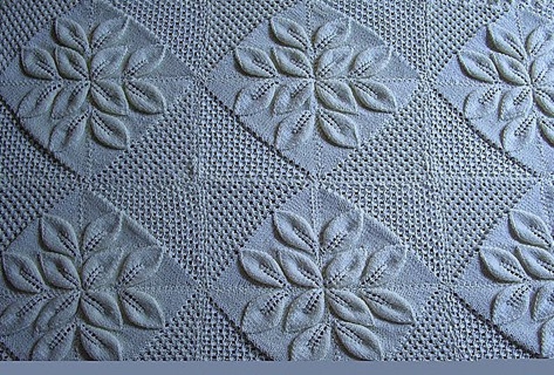 BABY KNITTING PATTERN Crib//Pram//Cover Blanket Afghan shawl Etsy