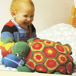 Crochet Pattern - Toby Turtle Toy/Baby Gift Stuffed Plushie Immediate download PDF