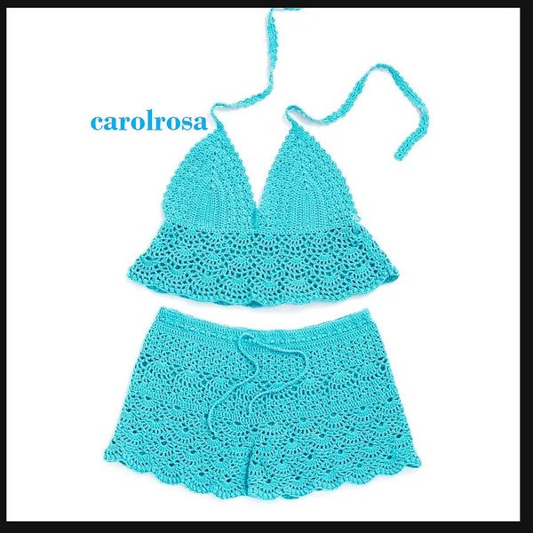 Crochet Tankini Etsy