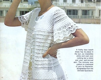 Crochet PATTERN - Beach Cover Up/ Tunic/ Beach Dress/Top - Best price on Etsy