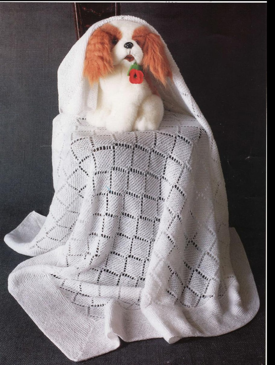 PDF Baby Knitting Pattern BABY SHAWL in 2 Ply Baby Yarn as Etsy UK