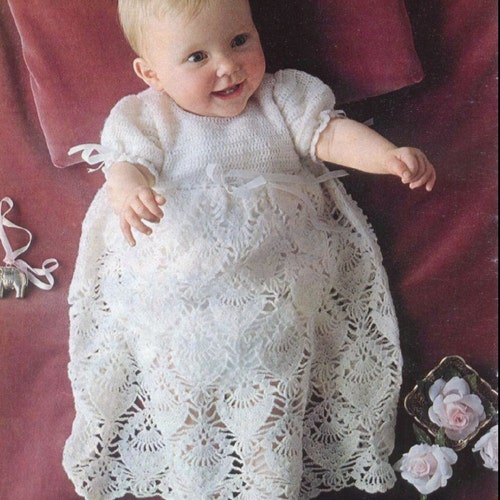 Crochet Pattern Baby's Christening 
