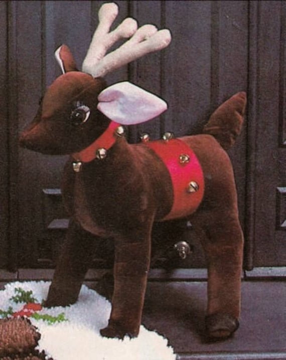 stuffed reindeer sewing pattern