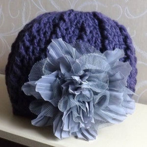CROCHET PATTERN - Bryony Cabled Cloche Hat - Birth to 12 months/1 year