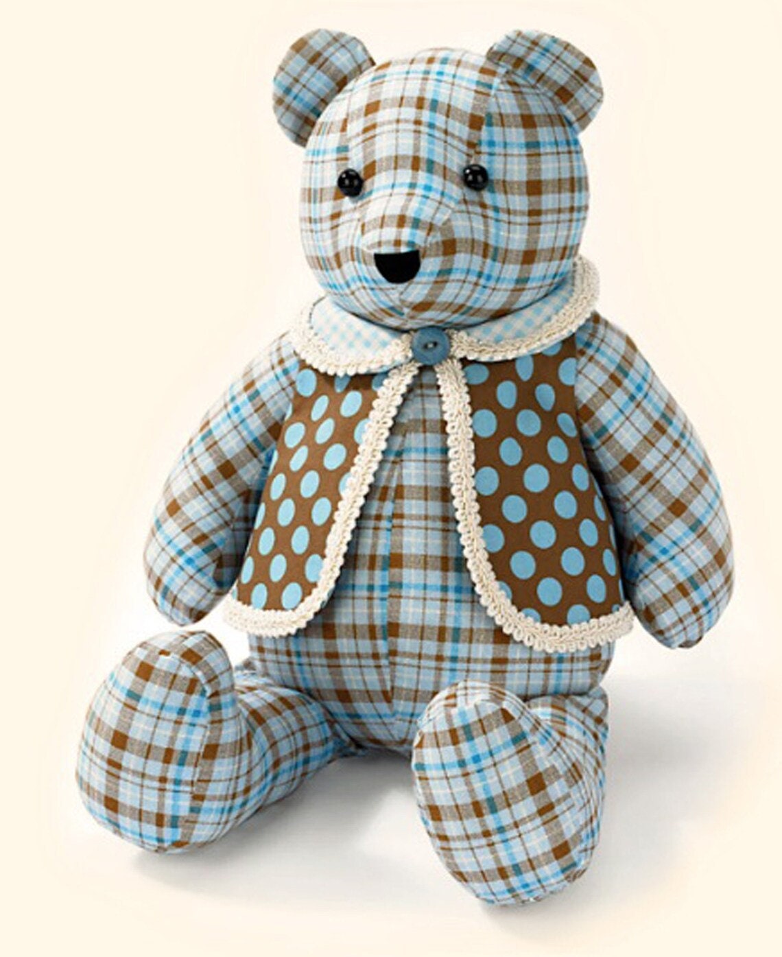 PDF 18 Inch Memory Bear Pattern and Instructions Rare A2115 - Instant ...