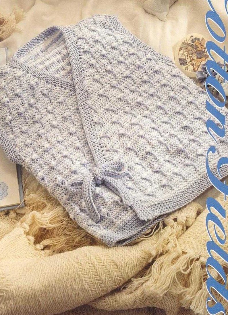 Baby KNITTING PATTERN Waistcoat Vest Tunic 3 Sizes 1416 and Etsy