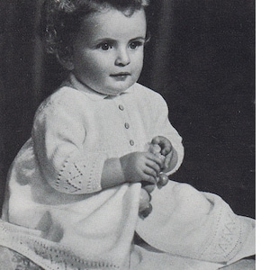Knitting Pattern - Baby Carrying Coat and Jacket - 19-20 inch chest Immediate download PDF
