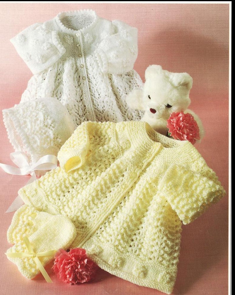 Free Download Baby Matinee Jacket Knitting Patterns Babies Matinee