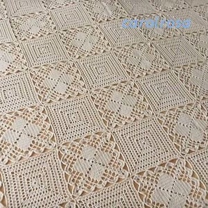 Crochet Pattern - Bedspread - 2 Motif Design - CHARTED