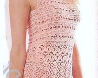 Crochet Pattern - Crochet Summer Dress - Ladies sizes  CHARTS/DIAGRAMS ONLY