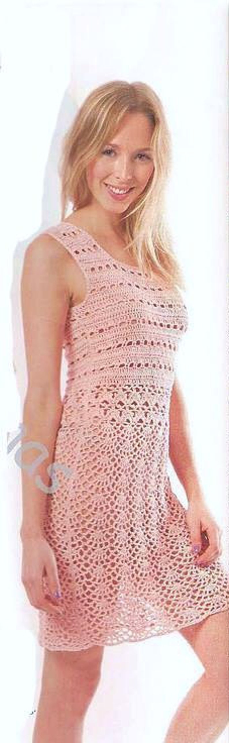 womens crochet summer dress