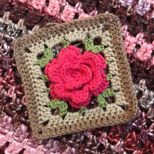 Crochet Pattern Blanket - Beautiful and Unique Afghan with Roses - CHARTS ONLY image 2