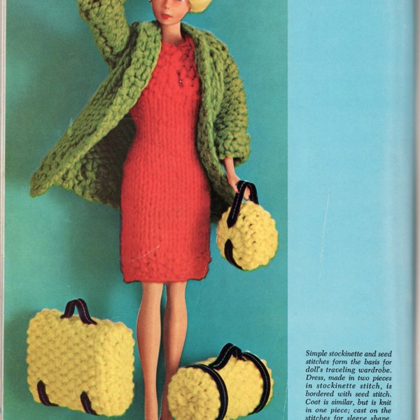 11 in Fashion Doll Travel Outfit - Knitting Pattern - LOW PRICE