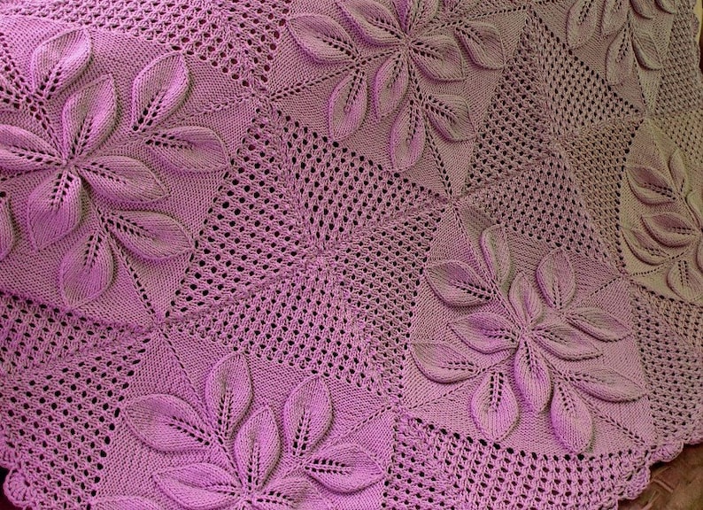 BABY KNITTING PATTERN Crib//Pram//Cover Blanket Afghan shawl Etsy