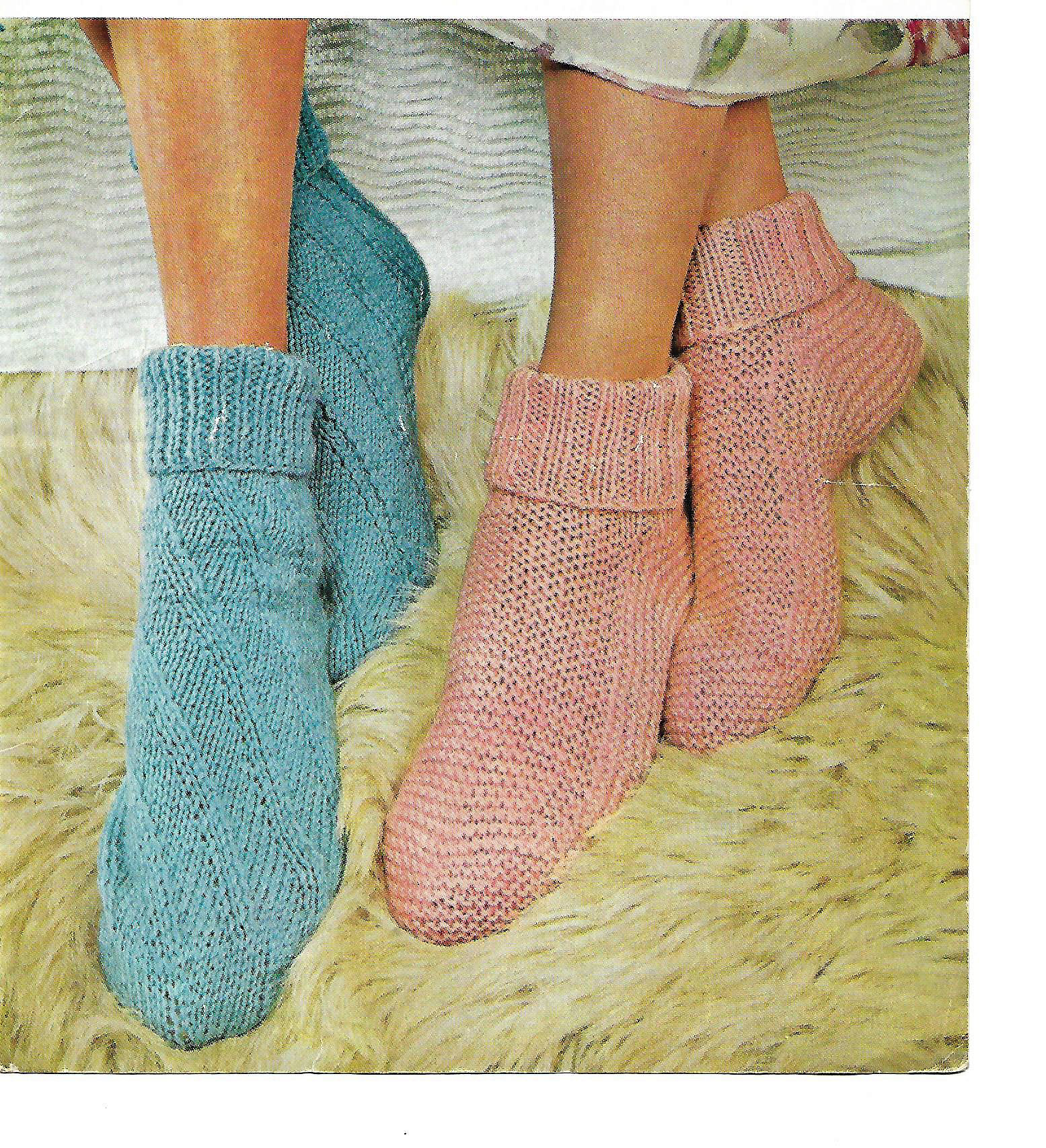 Knitting pattern 2024 for bed socks