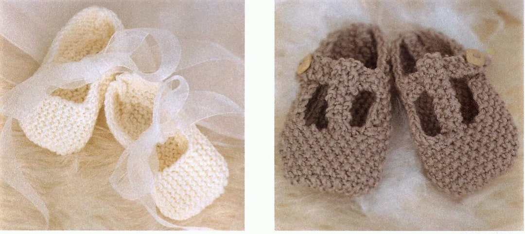 Knitted baby shoes pattern uk hot sale