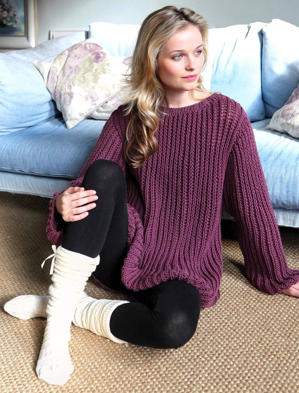 Slouchy Knit Sweater -  Canada