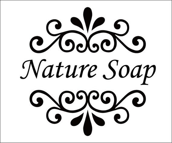 Natural Soap Stamp 