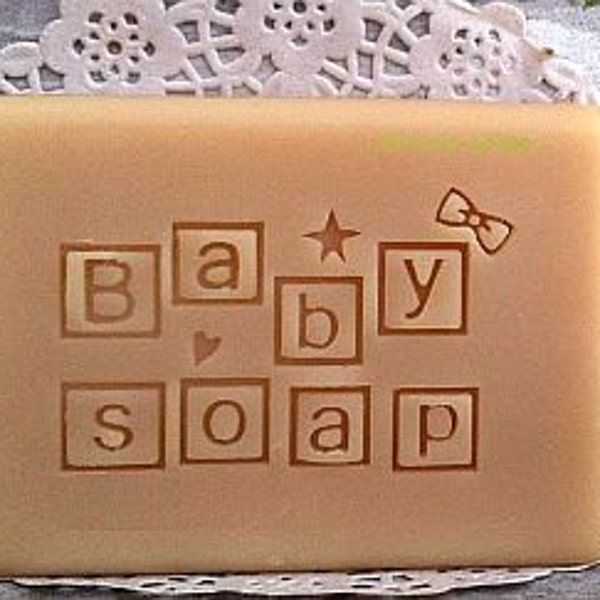 Baby soap stamp