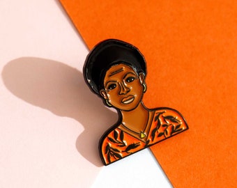 Nina Enamel Pin - Badge - Book Lover - Reader Gift - Blade Runner Pin - Book Gift