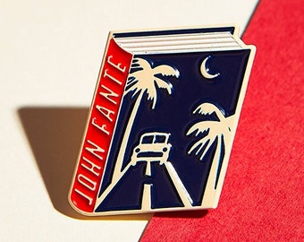 John Fante Emaille Pin - Badge - Buchliebhaber - Leser Geschenk - Blade Runner Pin - Buch Geschenk