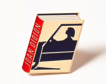 Joan Didion Enamel Pin - Badge - Book Lover - Reader Gift - Blade Runner Pin - Book Gift