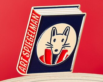 Art Spiegelman Enamel Pin - Badge - Book Lover - Reader Gift - Blade Runner Pin - Book Gift