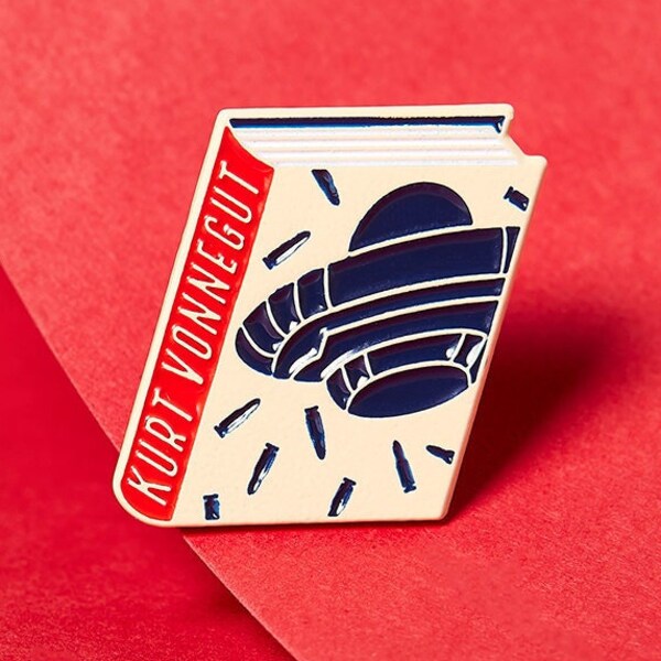 Kurt Vonnegut Enamel Pin - Badge - Book Lover - Reader Gift - Blade Runner Pin - Book Gift