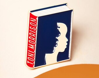 Toni Morrison Enamel Pin - Badge - Book Lover - Reader Gift - Blade Runner Pin - Book Gift