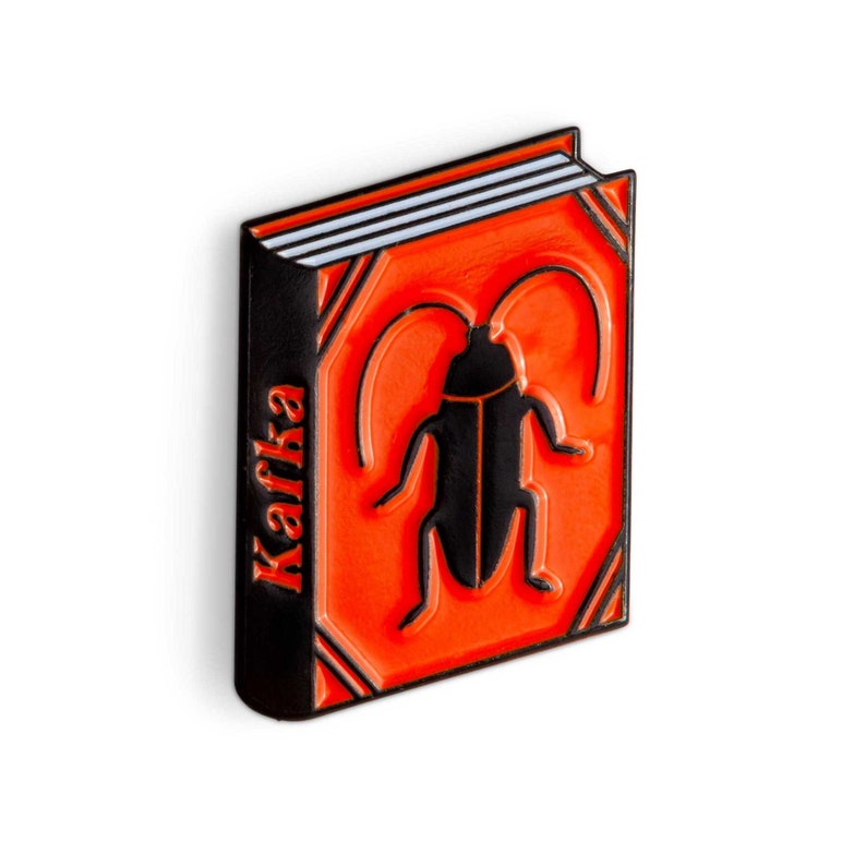 The Metamorphosis Book by Franz Kafka Enamel Pin Badge Jewellery Book Lover Reader Gift Gift for Book Lover Classic Book Gift image 3