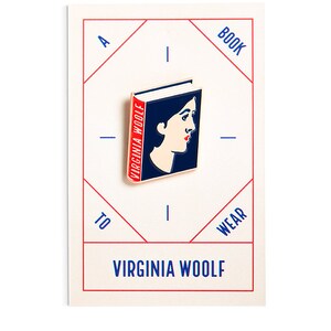 Virginia Woolf Enamel Pin Badge Book Lover Reader Gift Blade Runner Pin Book Gift image 3