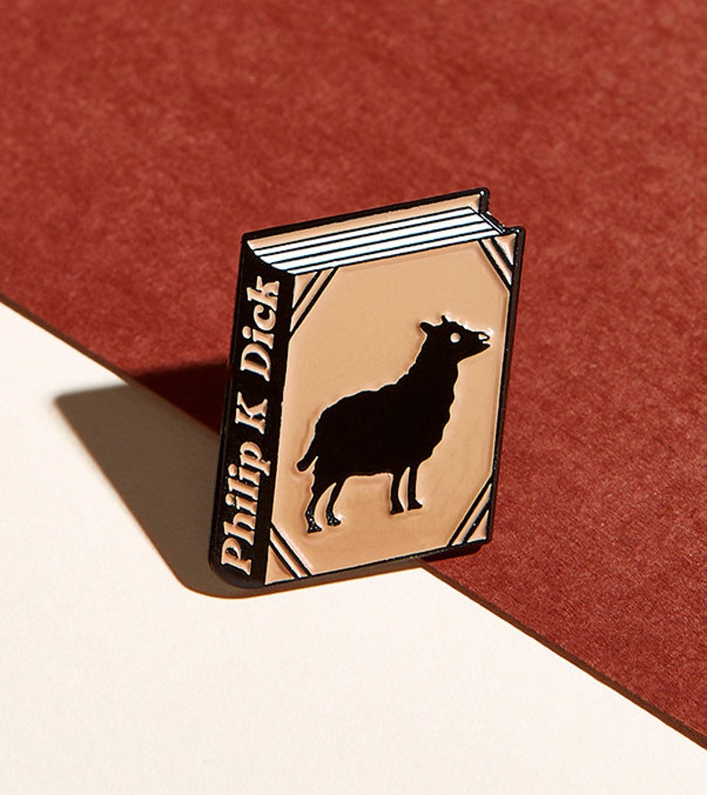 Do Androids Dream of Electric Sheep Book by Philip K. Dick Enamel Pin Badge Book Lover Reader Gift Blade Runner Pin Book Gift image 1