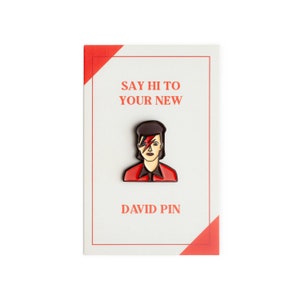 David Enamel Pin Badge Book Lover Reader Gift Blade Runner Pin Book Gift image 3