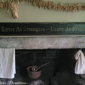 Primitive KEEPING ROOM Wooden Sign Custom Personalized Rustic