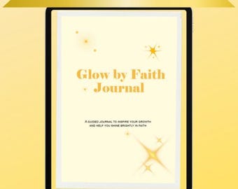 Digital Christian Faith Journal: Prayer Section, Daily Prompts, Personal Growth & Bible Notes (PDF)