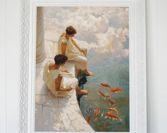 Artful Classic Art Print | Classicism Print | Classical Portrait | Scenic Landscape Wallpaper | Classical Artful-Wall Art Prints