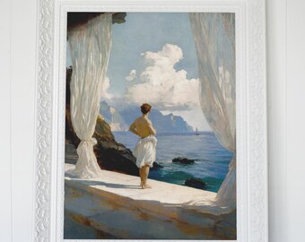 Artful Classic Art Print | Classicism Print | Classical Portrait | Scenic Landscape Wallpaper | Classical Artful-Wall Art Prints