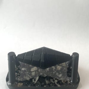 Magnetic Levitating Desk Art, 3D Printed, Resin Accents