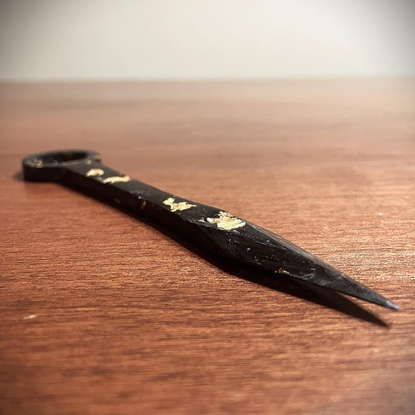 Handmade Kunai Knife made from Real Forged Carbon Fiber